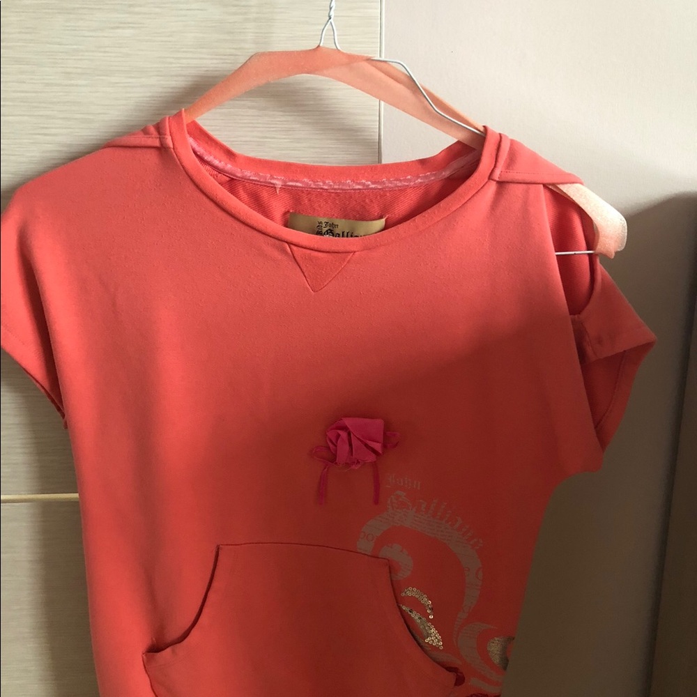John Galliano top size 10.